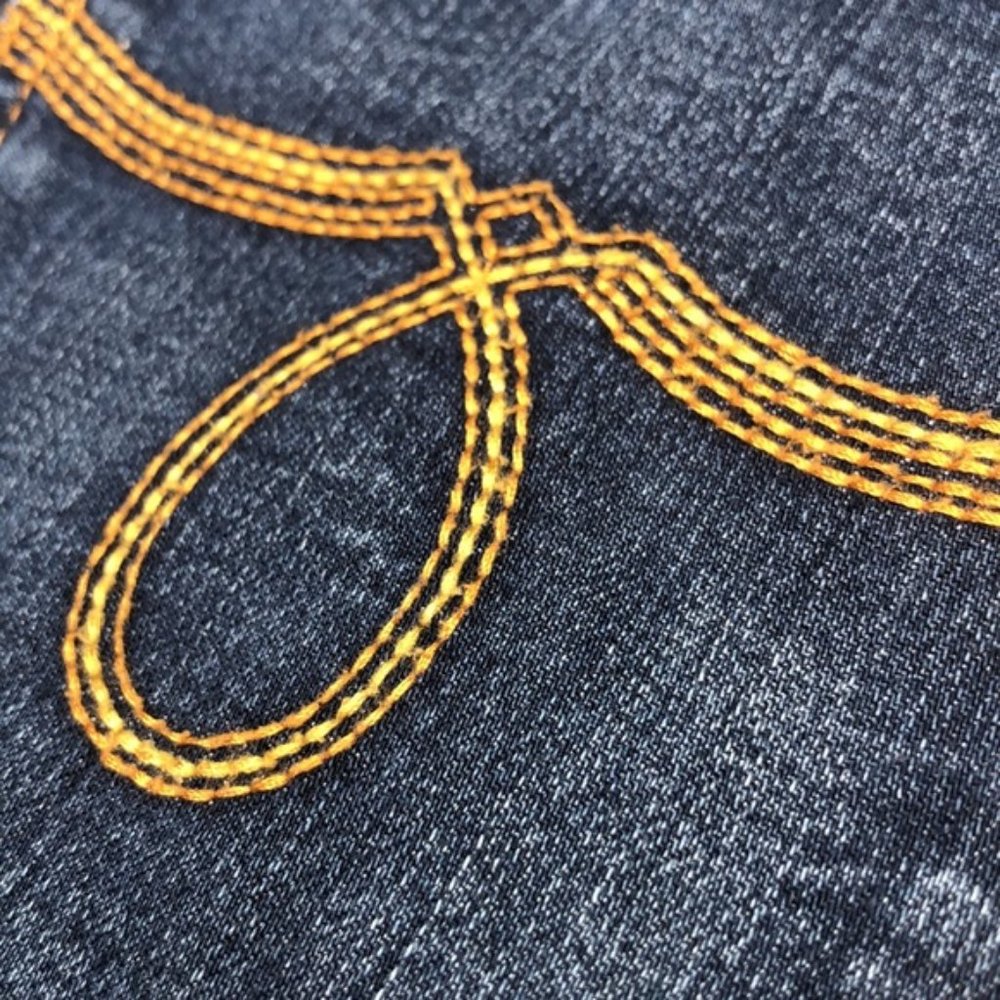 VINTAGE LUCKY BRAND LOLA STRAIGHT JEANS 4/27x30 π - Picture 12 of 12